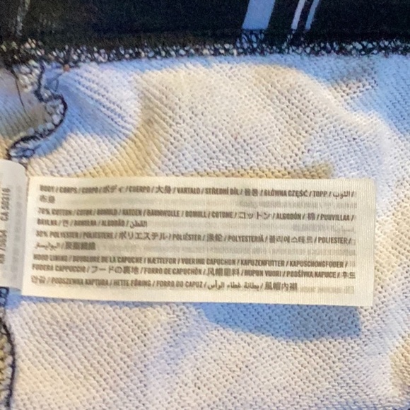 Hollister California Navy Striped Men’s Hoodie T31* - Picture 5 of 5